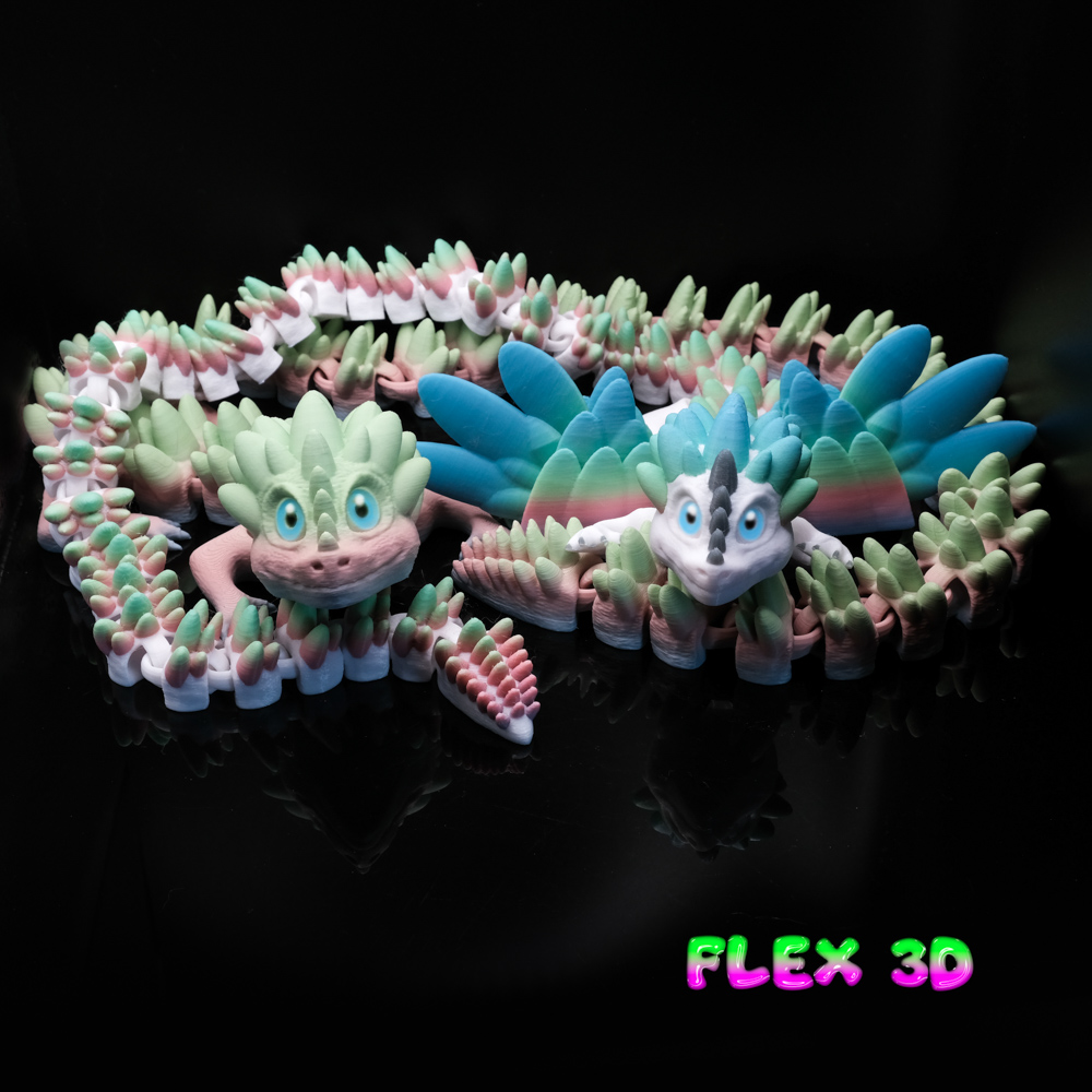 Flex 3D Dragon 2 Long Foldable Wing and Wingless